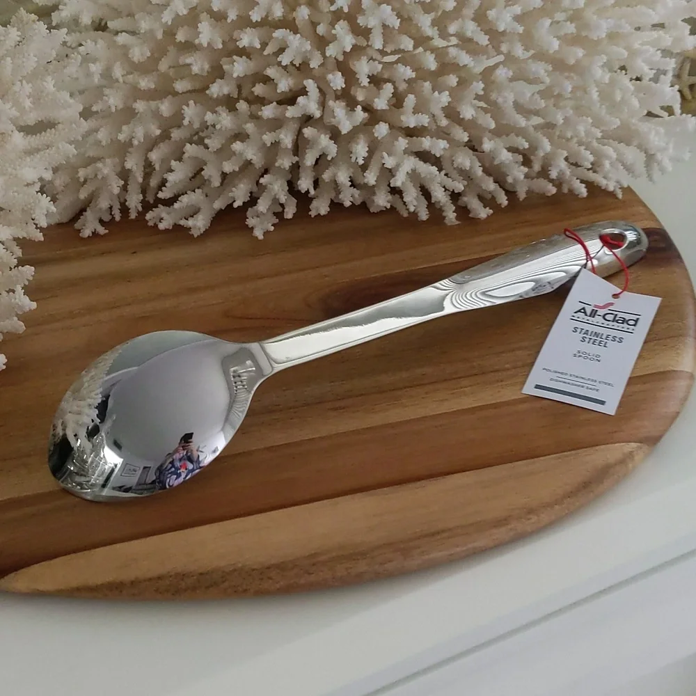 All-Clad 🔥NWT🔥 -solid cooking spoons. NEVER USED! Quality peace for kitchen.A+